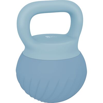 Sportnow Kettlebell 8 kg con sabbia metallica e maniglia antiscivolo, Azzurro Aosom Italy Sportnow Kettlebell 8 kg con sabbia metallica e maniglia antiscivolo, Azzurro Aosom Italy