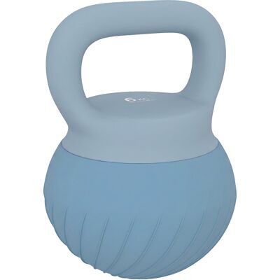 Sportnow Kettlebell 6 kg con sabbia metallica e maniglia antiscivolo, Azzurro Aosom Italy Sportnow Kettlebell 6 kg con sabbia metallica e maniglia antiscivolo, Azzurro Aosom Italy