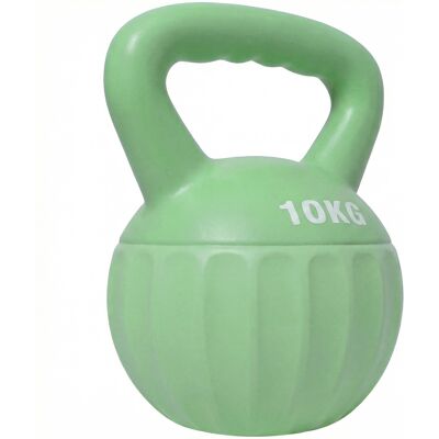 Sportnow Kettlebell Palla 6 kg, Bilanciere Riempito di Sabbia per Principianti Allenamento a Casa, 21x21x27 cm, Verde Aosom Italy Sportnow Kettlebell Palla 6 kg, Bilanciere Riempito di Sabbia per Principianti Allenamento a Casa, 21x21x27 cm, Verde Aosom Italy