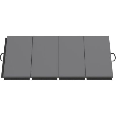 Homcom Tappetino da Ginnastica Pieghevole, Materassino Fitness Spesso 5 cm e Antiscivolo, 180x80x5 cm, Grigio Aosom Italy Homcom Tappetino da Ginnastica Pieghevole, Materassino Fitness Spesso 5 cm e Antiscivolo, 180x80x5 cm, Grigio Aosom Italy