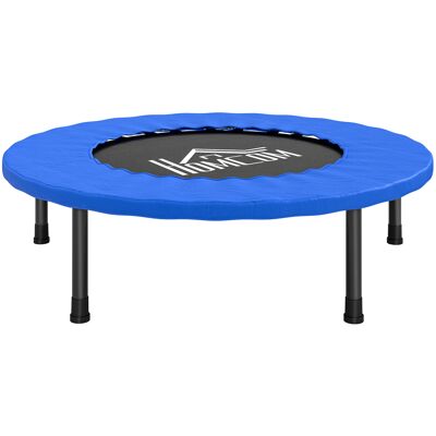 Homcom Trampolino Elastico per Adulti Ø81cm, Capacità di Carico 100 kg, a 28 Molle Bunge, per Yoga ed Esercizi, in Acciaio e PP, Blu Aosom Italy Homcom Trampolino Elastico per Adulti Ø81cm, Capacità di Carico 100 kg, a 28 Molle Bunge, per Yoga ed Esercizi, in Acciaio e PP, Blu Aosom Italy