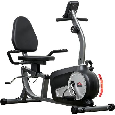 Homcom Cyclette Orizzontale Recumbent con 8 Livelli di Resistenza, Schermo LCD e Seduta Regolabile, 122-137x62x103 cm Aosom Italy Homcom Cyclette Orizzontale Recumbent con 8 Livelli di Resistenza, Schermo LCD e Seduta Regolabile, 122-137x62x103 cm Aosom Italy