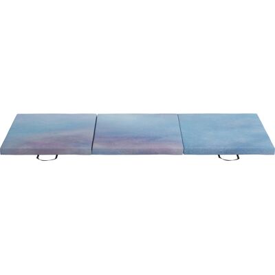 Homcom Tappetino da Ginnastica 180 cm Pieghevole, Crash Mat Spesso 5 cm con Maniglie per Allenamento a Casa, Azzurro Aosom Italy Homcom Tappetino da Ginnastica 180 cm Pieghevole, Crash Mat Spesso 5 cm con Maniglie per Allenamento a Casa, Azzurro Aosom Italy