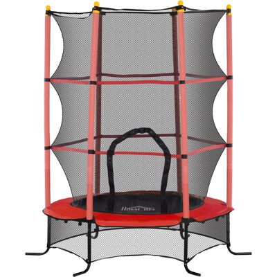 HOMCOM - Trampolino - 1.6x1.9 m - Rosso HOMCOM - Trampolino - 1.6x1.9 m - Rosso