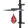 Homcom Outsunny Piattaforma Boxe con Speed Ball di 21 cm, Punchball per Allenamento Pugilato Arti Marziali, in Legno e Acciaio, Ecopelle