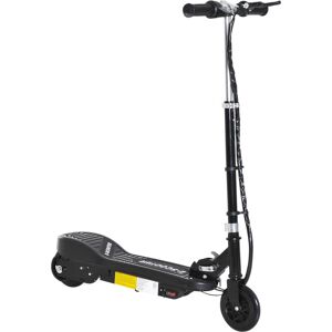 Homcom Monopattino Elettrico per Bambini Pieghevole 120W Velocità Max 12km/h Portata 50kg 74x36x73-91cm Nero