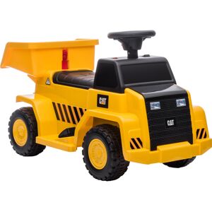 Homcom Camion Giocattolo Elettrico con Benna di Scarico, Fari e Suoni, per Bambini 18-36 Mesi, 74.5x36x43.5 cm