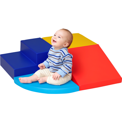 HOMCOM Set Costruzioni Morbide per Bambini - Multicolore - 1-3 Anni HOMCOM Set Costruzioni Morbide per Bambini - Multicolore - 1-3 Anni
