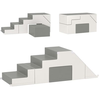 HOMCOM Set di blocchi morbidi per bambini 1-3 anni - Sicurezza e divertimento HOMCOM Set di blocchi morbidi per bambini 1-3 anni - Sicurezza e divertimento