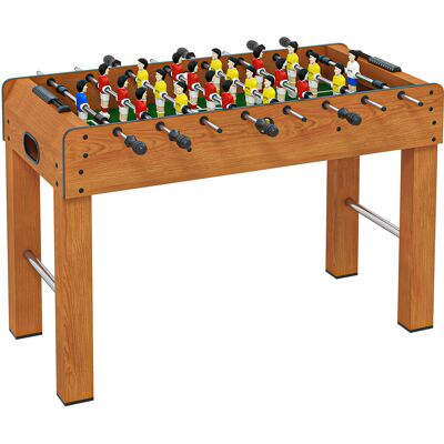 Homcom Calcio Balilla Professionale per Adulti e Bambini in MDF, con 2 Palline, Segnapunti e 22 Giocatori, 122x61x80.7cm Homcom Calcio Balilla Professionale per Adulti e Bambini in MDF, con 2 Palline, Segnapunti e 22 Giocatori, 122x61x80.7cm
