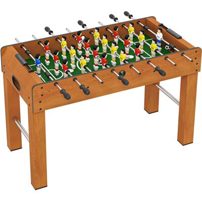 Homcom Calcio Balilla Professionale per Adulti e Bambini in MDF, con 2 Palline, Segnapunti e 22 Giocatori, 122x61x80.7cm Homcom Calcio Balilla Professionale per Adulti e Bambini in MDF, con 2 Palline, Segnapunti e 22 Giocatori, 122x61x80.7cm