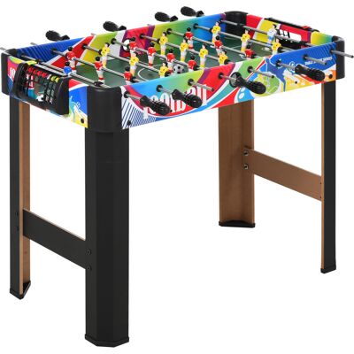 Homcom Calcio Balilla con 2 Tabelloni Segnapunti, in Legno, Acciaio Inox e Plastica, 86.5x43.5x63 cm, Multicolore Aosom Italy Homcom Calcio Balilla con 2 Tabelloni Segnapunti, in Legno, Acciaio Inox e Plastica, 86.5x43.5x63 cm, Multicolore Aosom Italy