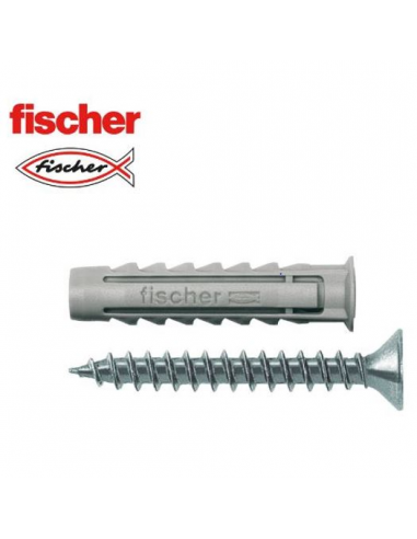 Fischer 15 Tasselli Sx 6x30 Per Fissaggi Leggeri Universali Completi Di Vite In Blister  90893