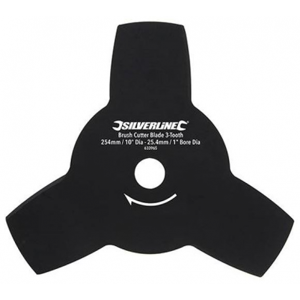 Silverline Lama A 3 Denti Per Decespugliatori Diametro 254 Mm