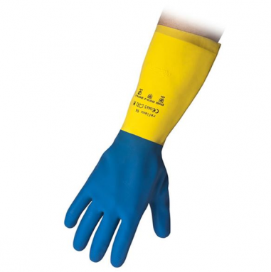 Reflexx Guanti Taglia M (7/7,5) Riutilizzabili In Lattice Bicolore Felpati 80 Gr  94 Reflexx Guanti Taglia M (7/7,5) Riutilizzabili In Lattice Bicolore Felpati 80 Gr  94