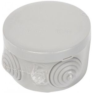 Aigostar Scatola Stagna Di Derivazione Diametro 80x40h Da Parete Ip44 Con Passacavi Aigostar Scatola Stagna Di Derivazione Diametro 80x40h Da Parete Ip44 Con Passacavi