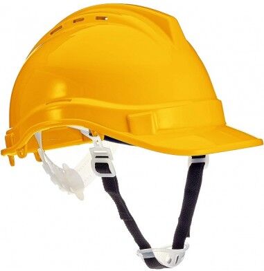 silverline elmetto di sicurezza en397 giallo misura 50-66 cm