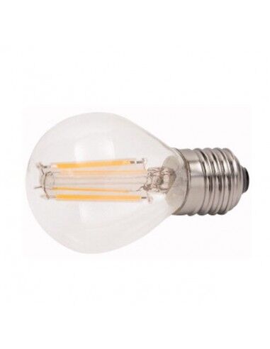 Elcart Superlight Lampada A Filamento Led 4w Bianco Caldo Miniglobo E27 Diametro 45 Mm