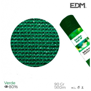 Edm Product Rete Ombreggiante Frangivista 1x10 Metri Verde 90gr/mq