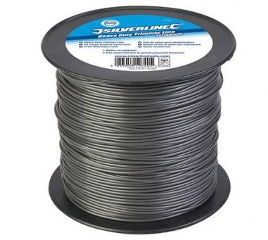 silverline filo decespugliatore, bobina filo in nylon diametro 2,4 mm x 262 mt