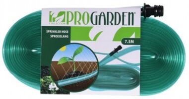 Progarden Tubo Per Irrigazione Diametro 25 Mm In Pvc Microperforato Con Connettore Colore Verde Lunghezza 7,5 Metri