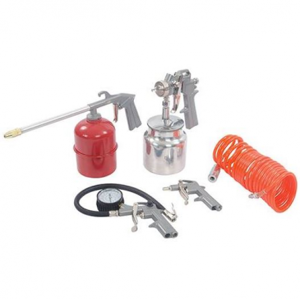 Silverline Kit 5 Pezzi Utensili Pneumatici Per Compressore