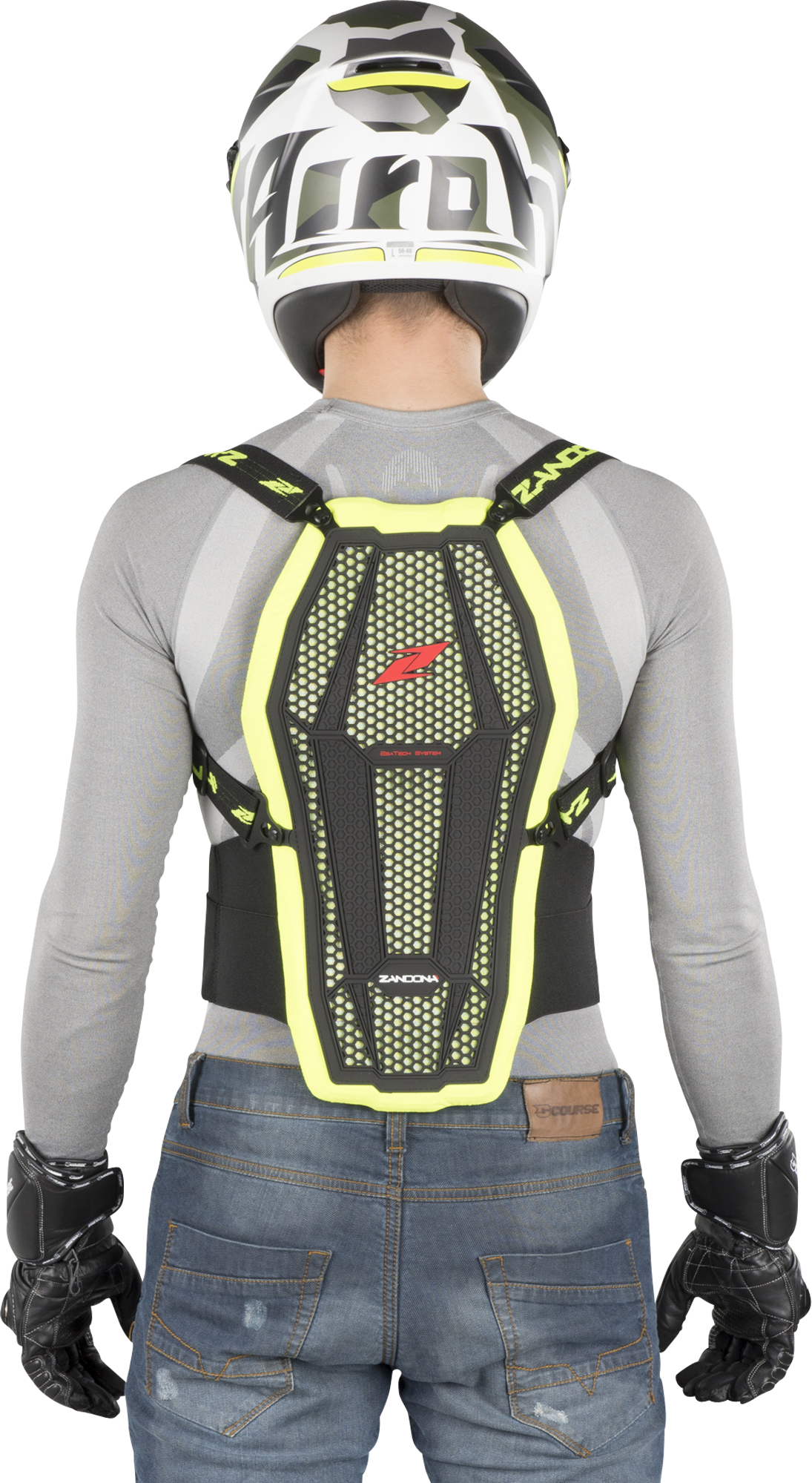 Zandonà Paraschiena  Esatech Pro x6 Hi-Vis Nero Zandonà Paraschiena  Esatech Pro x6 Hi-Vis Nero