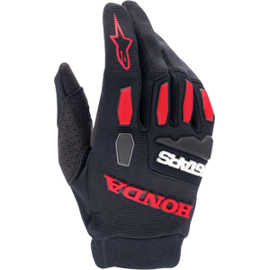 Alpinestars Guanti Cross  Honda Full Bore Nero-Rosso