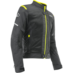 Acerbis Giacca Moto  Ramsey Vented Nero-Giallo