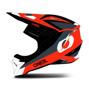 O'Neal Casco Cross Bambino  1SRS Stream Nero-Rosso