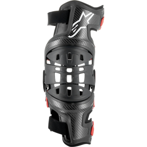 Alpinestars Ginocchiera  Bionic-10 Sinistra Nero-Rosso