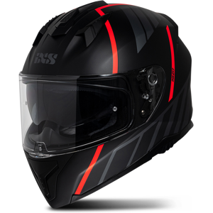 Ixs Casco Integrale 217 2.0 Nero Opaco-rosso