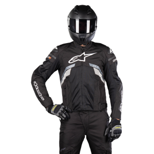 Alpinestars Giacca Moto T-gp Plus R V3 Air Nero-grigio-bianco