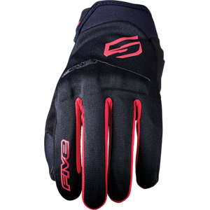 Five Guanti Moto Globe Evo Nero-rosso