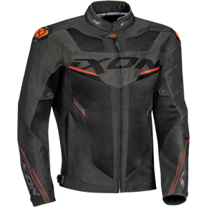 Ixon Giacca Moto Draco Nero-arancio