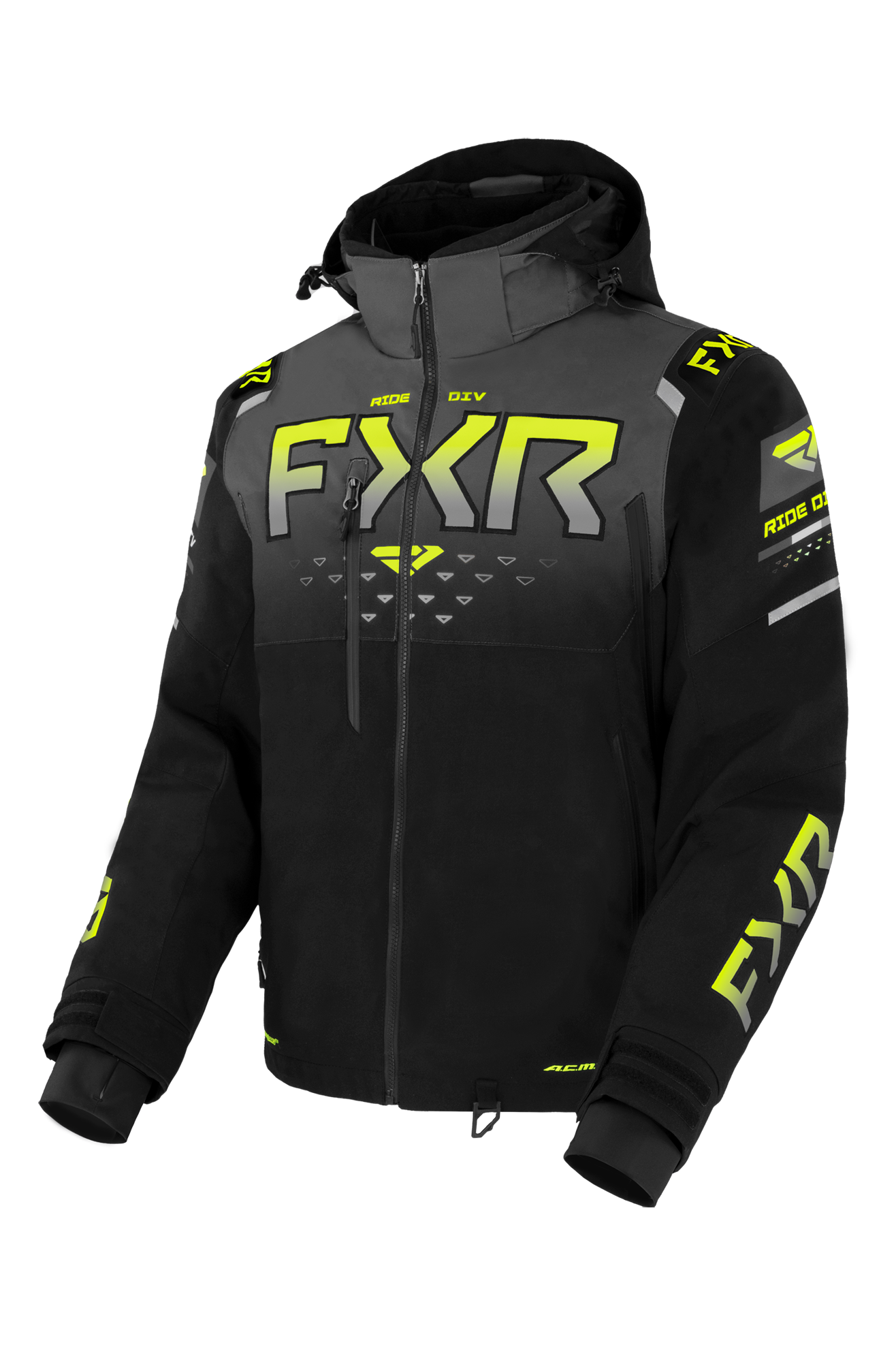 FXR Giacca Donna  Helium X 2-in-1 Nero-Carbone-Fluo