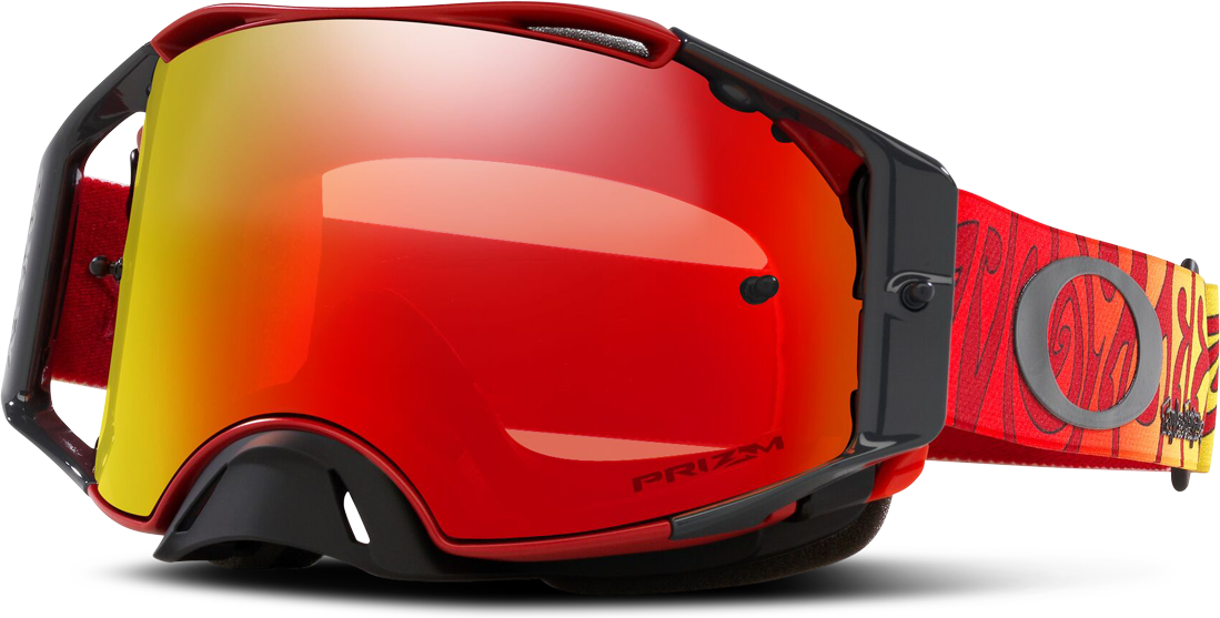 Oakley Maschera Cross  Airbrake TLD Trippy Rossa