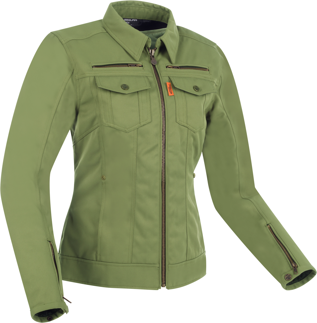 Segura Giacca Moto Donna  Patrol Cachi