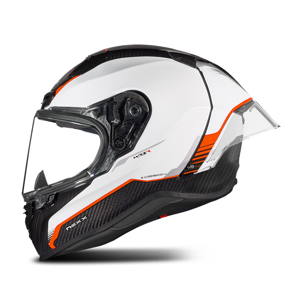 Nexx Casco Integrale  X.R3R Carbon Bianco-Rosso