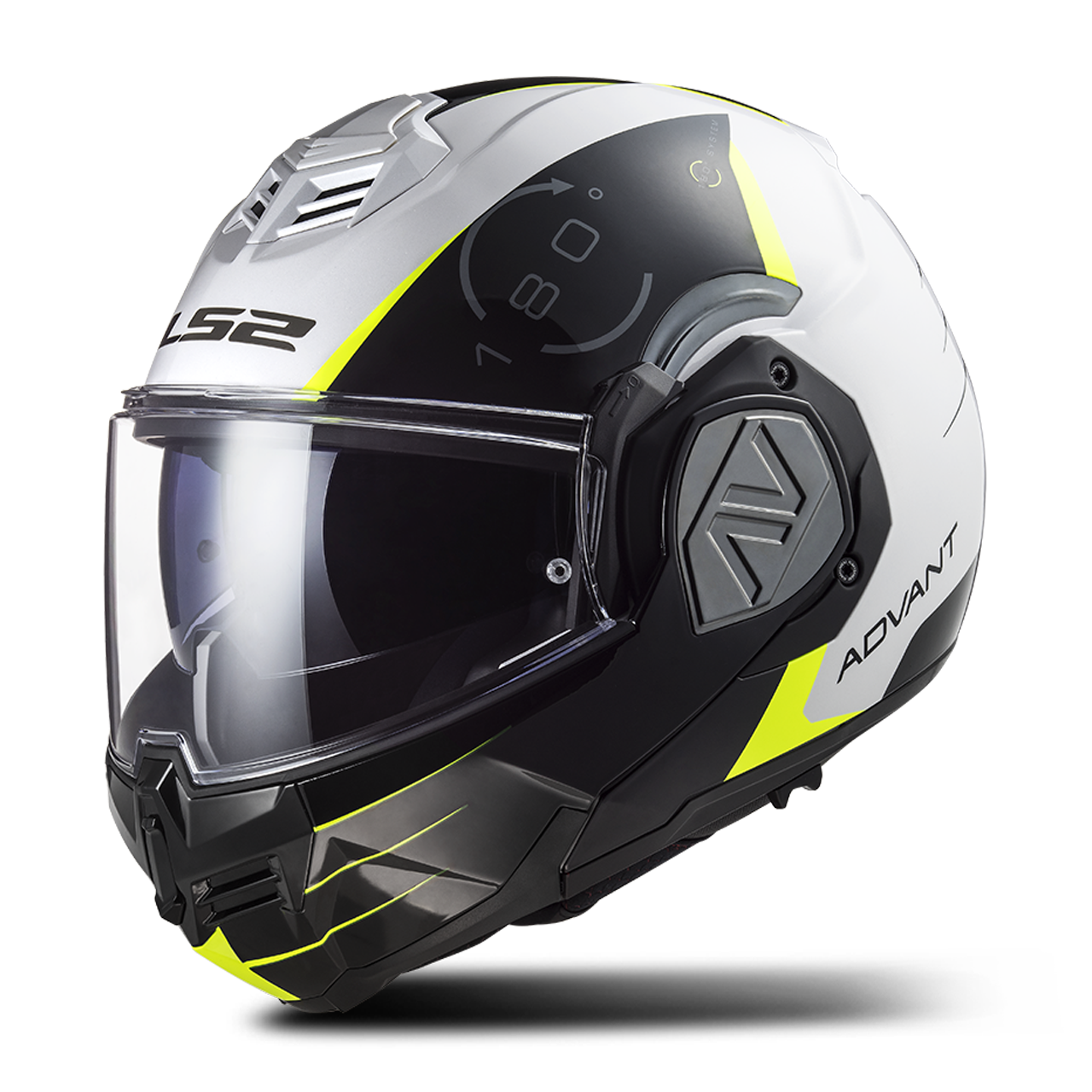 LS2 Casco Modulare  FF906 Advant Codex Bianco-Nero