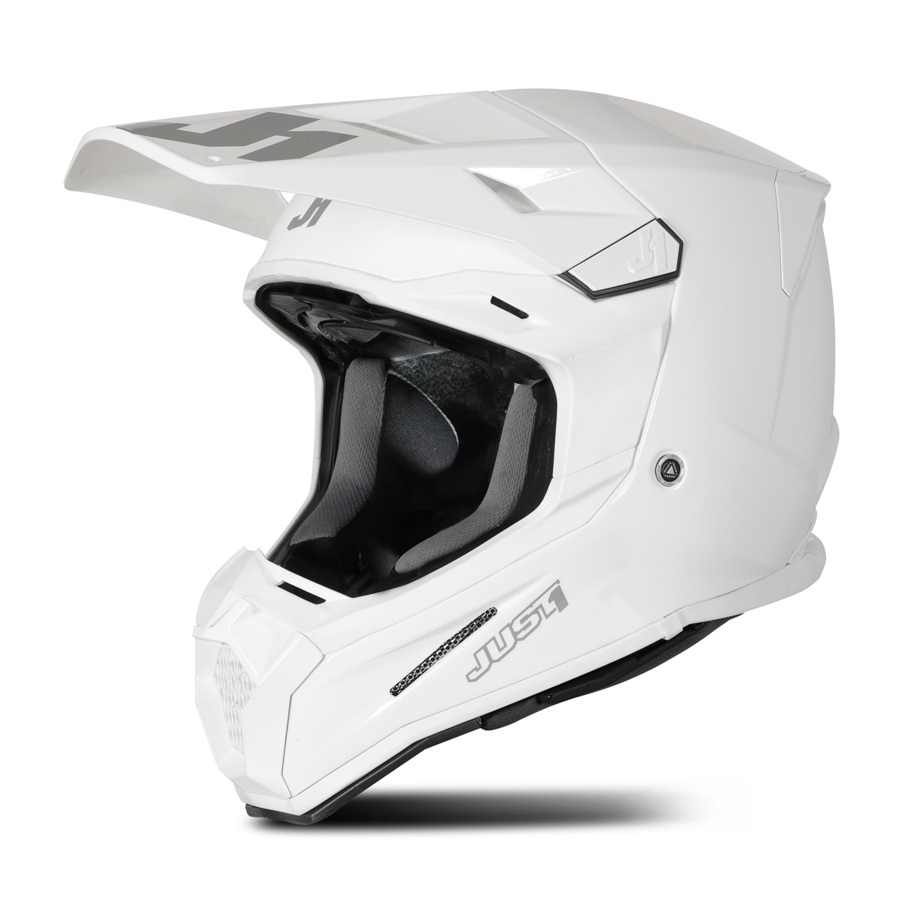 Just1 Casco Cross  J22 Solid Bianco