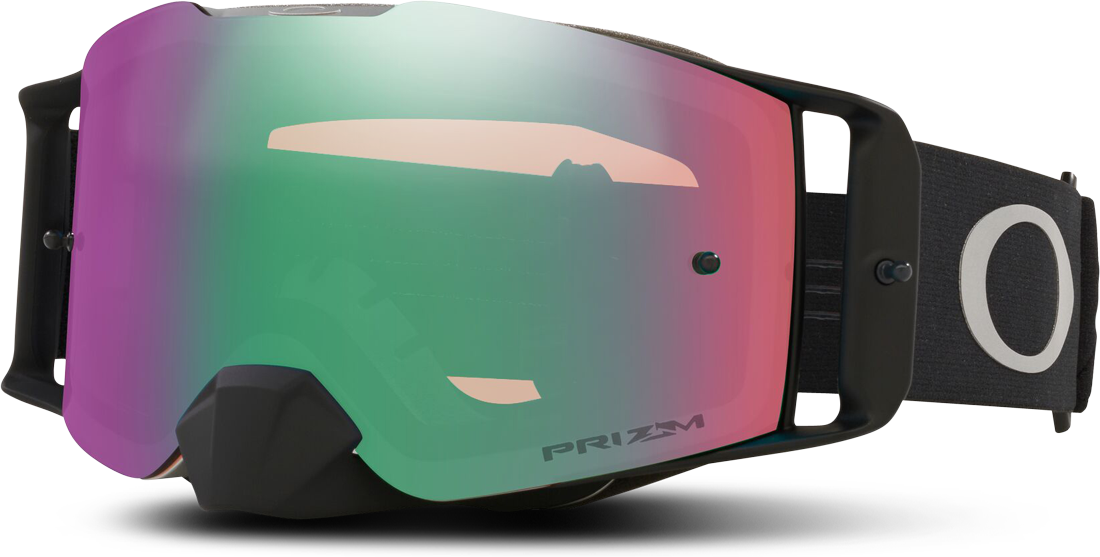 Oakley Maschera Cross  Front Line Tuff Blocks Nero-Gunmetal-Prizm Jade