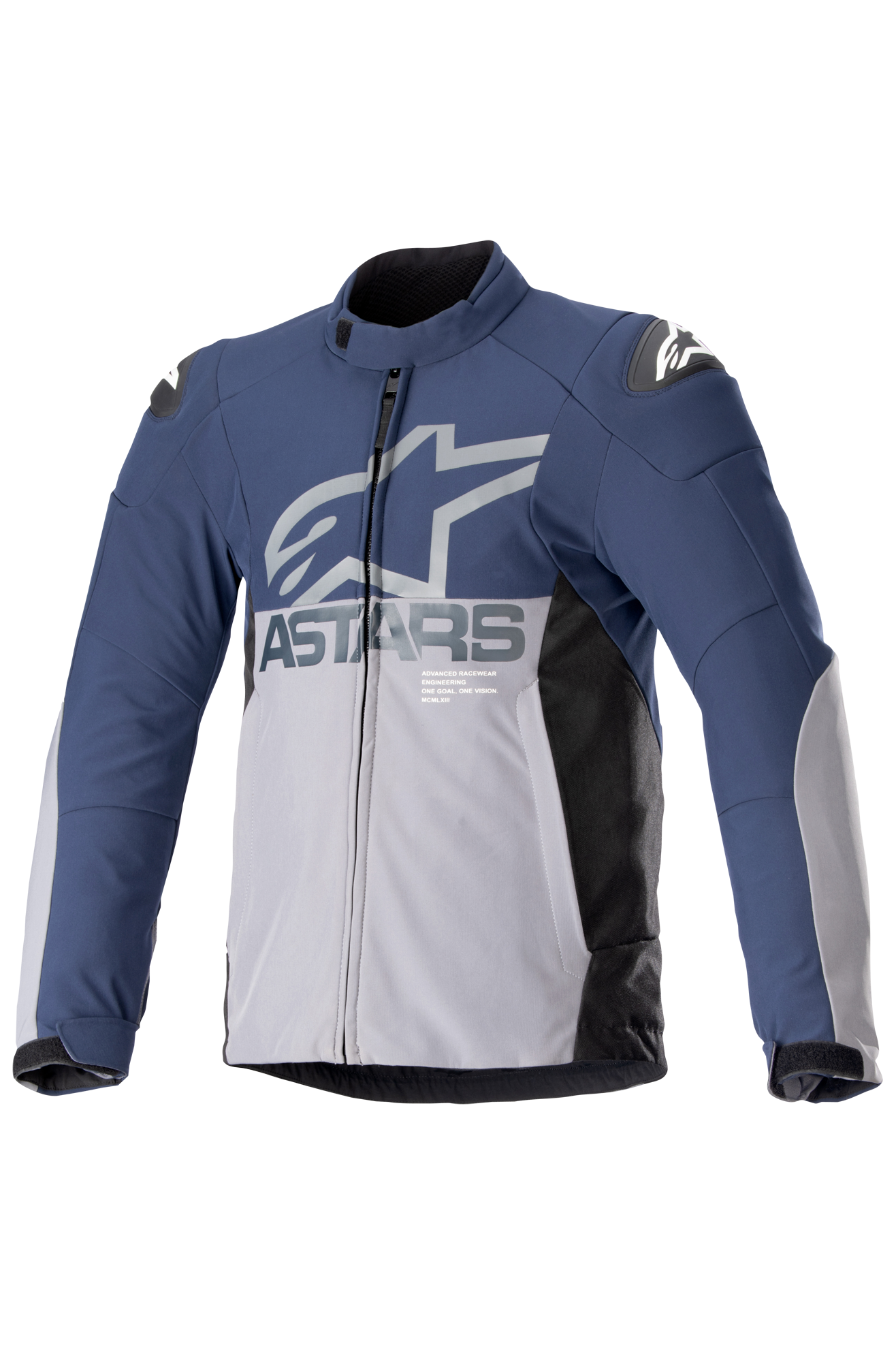 Alpinestars Giacca Moto  SMX Waterproof Blu Scuro-Grigio Scuro