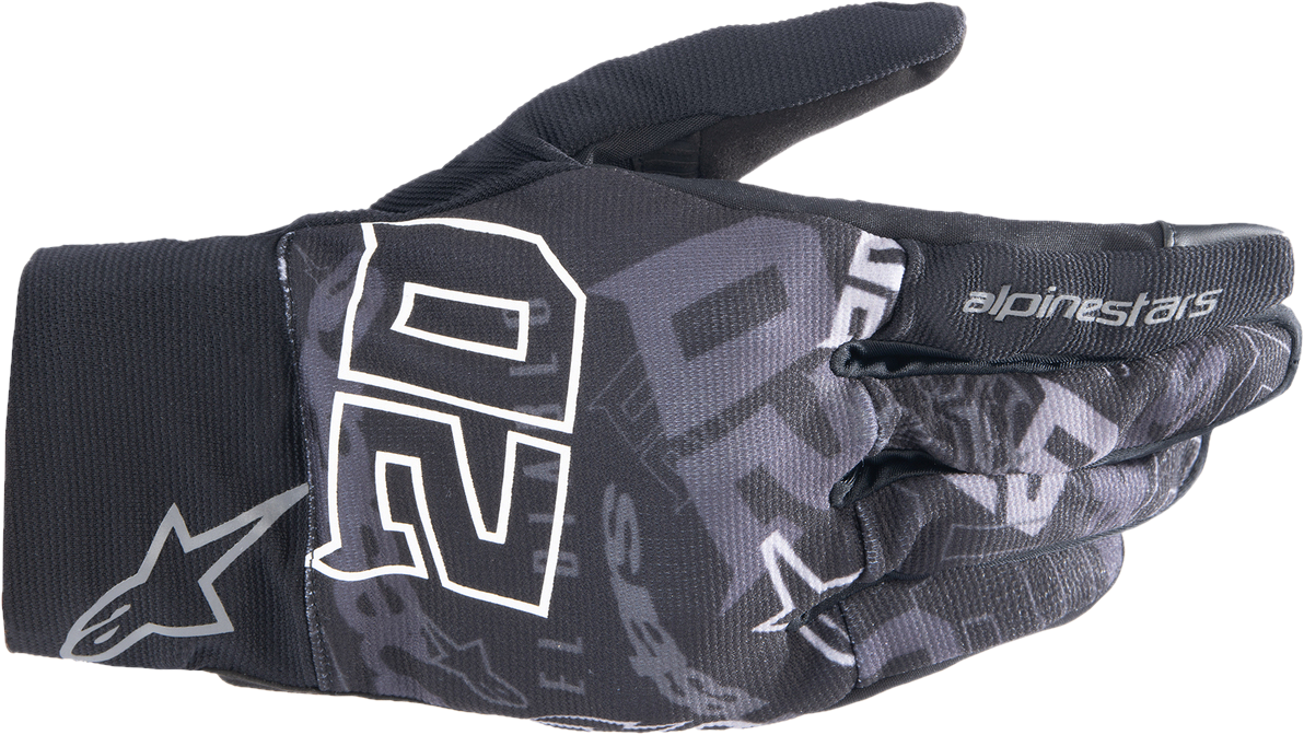 Alpinestars Guanti Moto  FQ20 Reef Nero-Grigio Tar