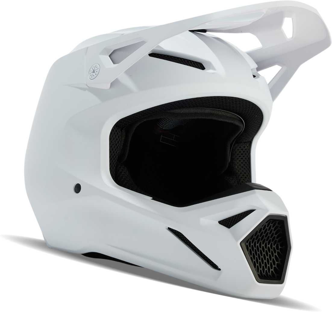 FOX Casco Cross  Racing V1 Bianco Opaco