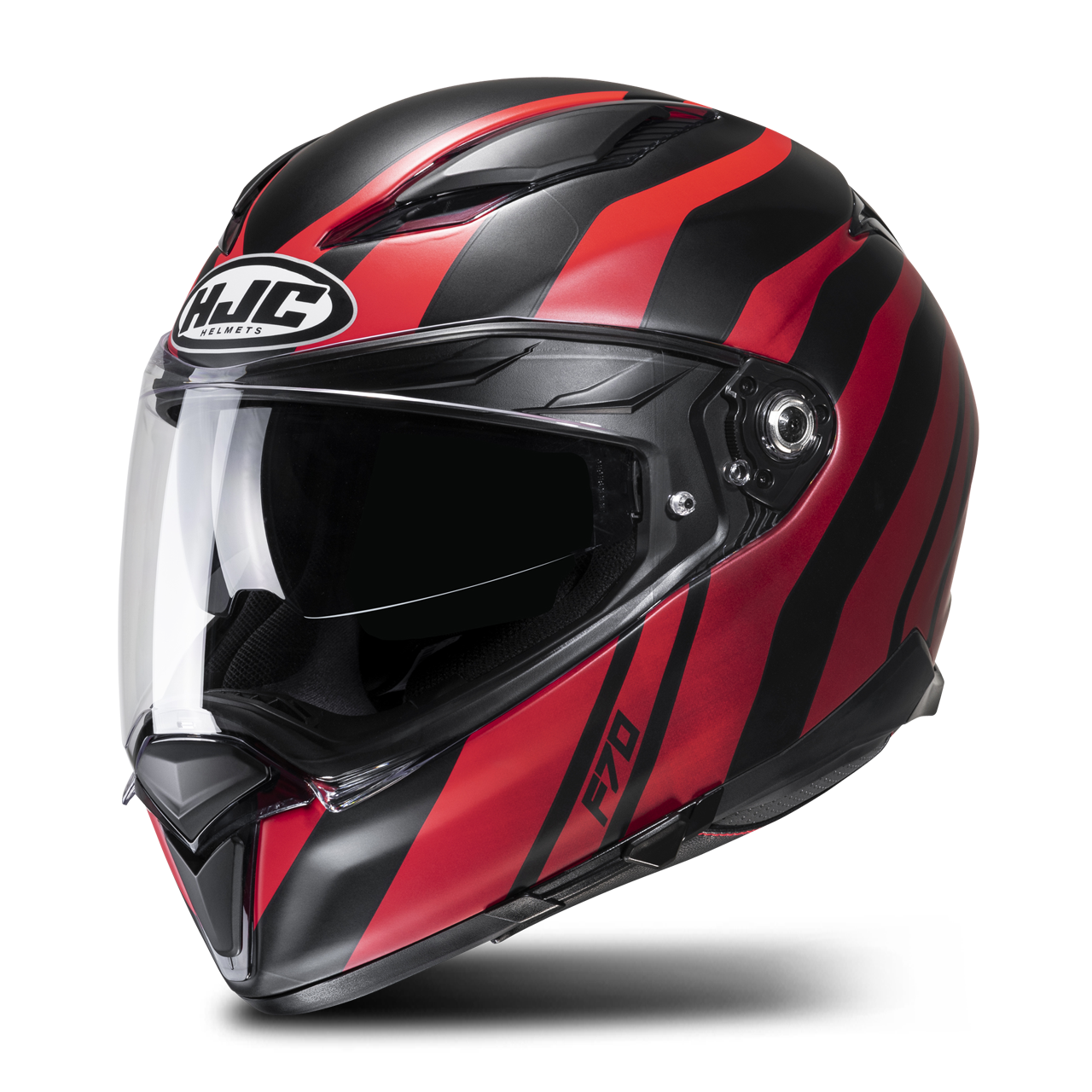 HJC Casco Integrale  F70 Galla Nero-Rosso