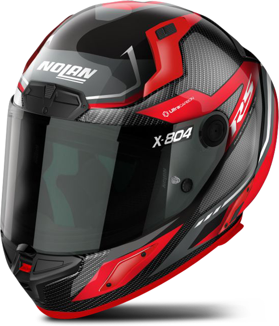 Nolan Casco Integrale  X-804 RS Ultra Carbon Rosso