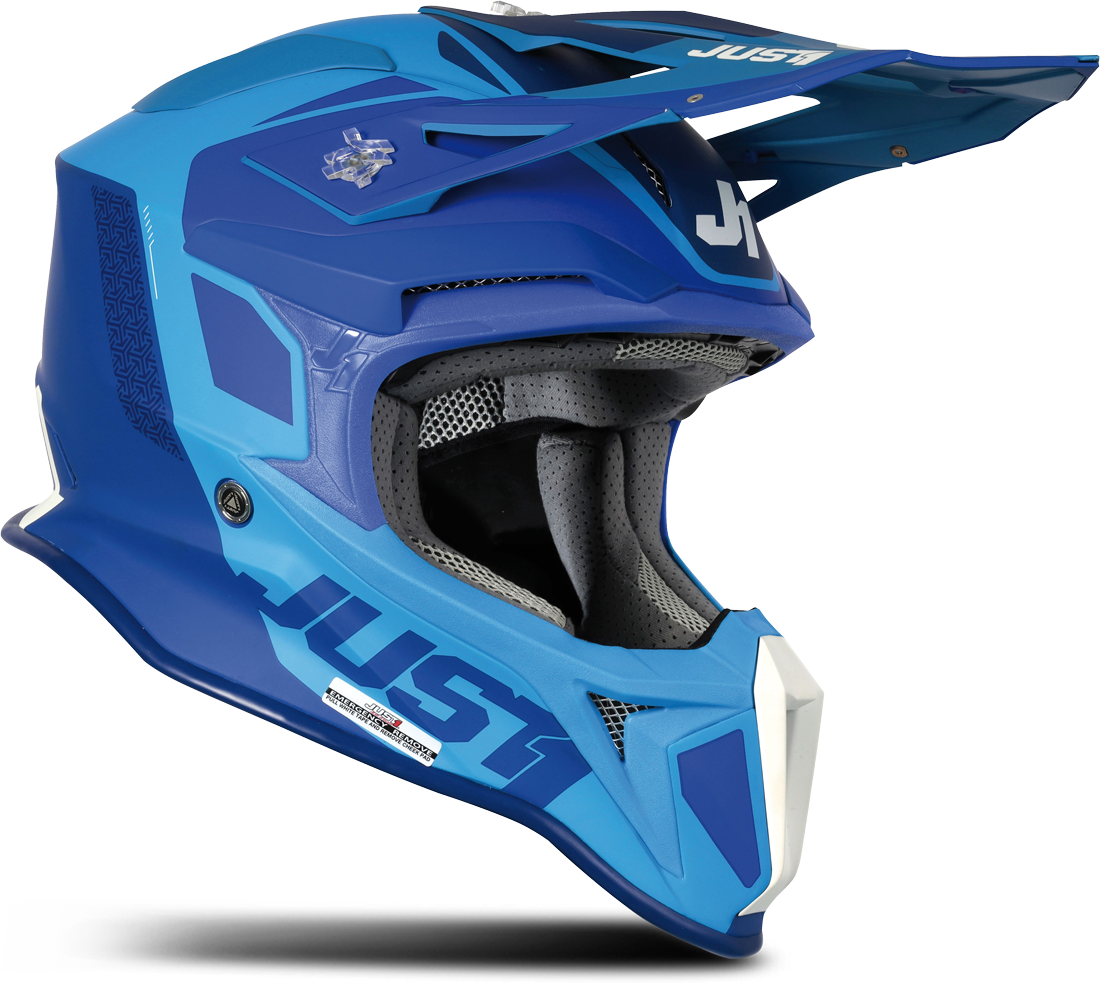 Just1 Casco Cross  J18 Blu