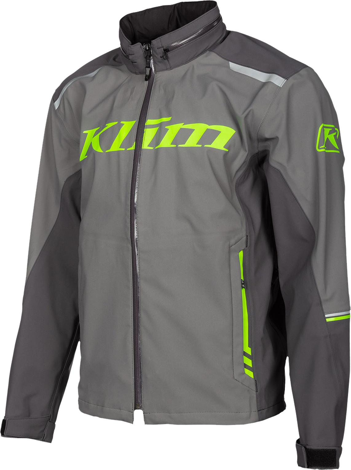 KLIM Giacca Moto  Enduro Castlerock Grigio-Electrik Gecko