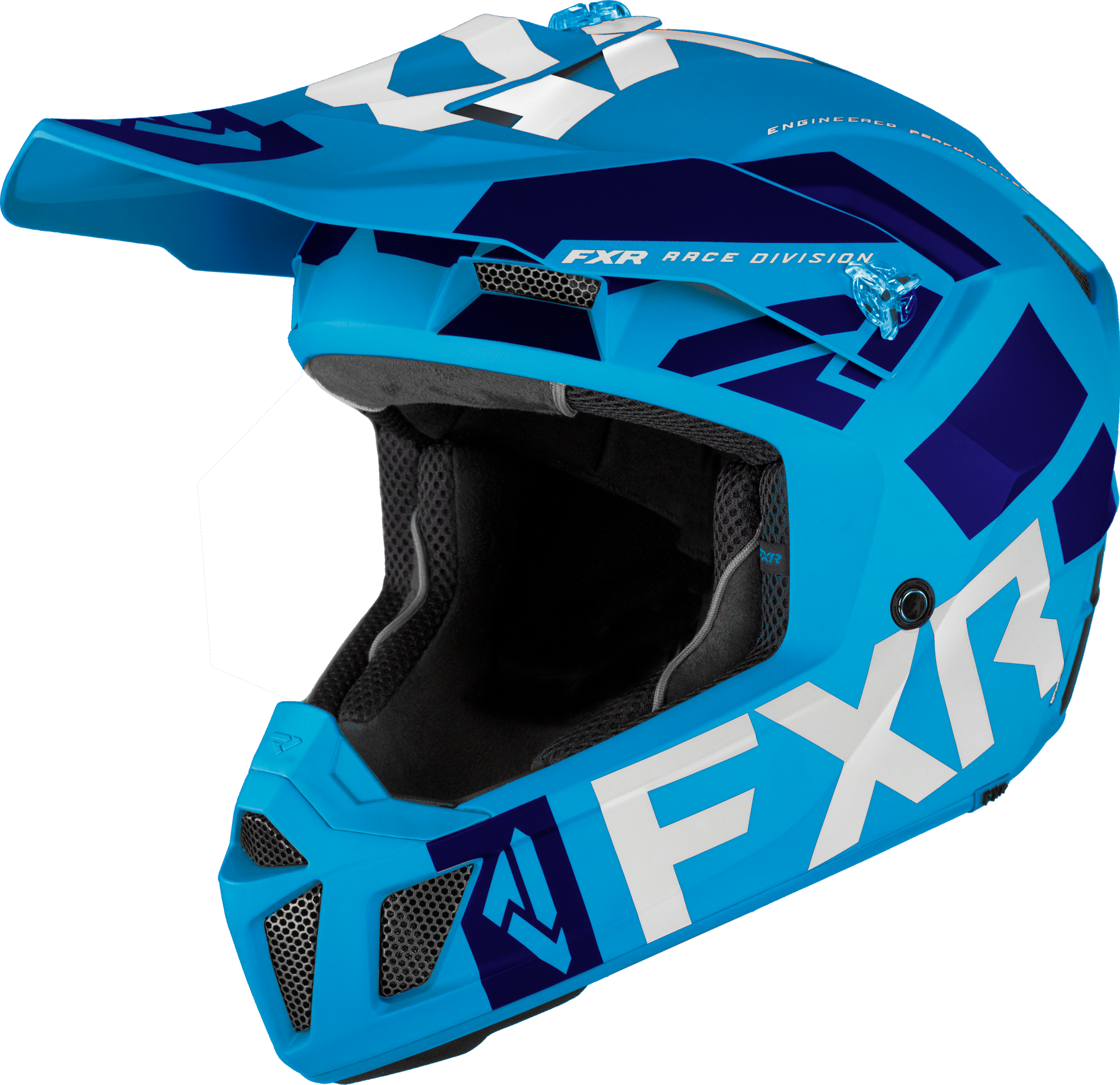 FXR Casco Cross  Clutch Evo LE Blu